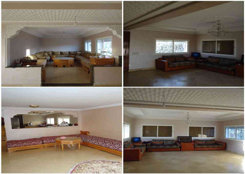 villa 3 niveaux 520m2 al boustane à el jadida