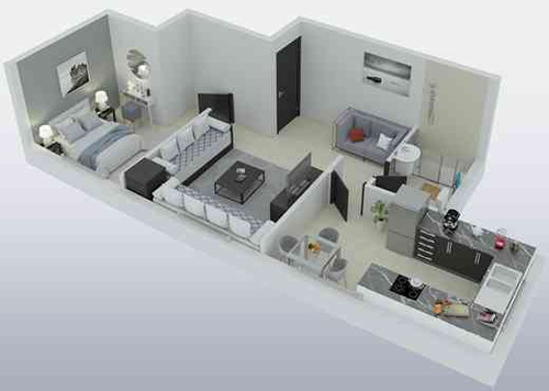 Vente appartements 1 chambre - Salon à 210 000 dh