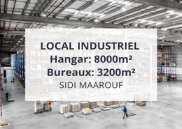 Hangar for louer in Sidi Maarouf - Casablanca