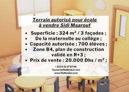 أرض for vendre in سيدي معروف - الدار البيضاء