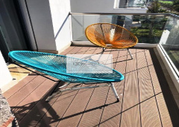 Appartement meublé avec terrasse en résidence fermée
