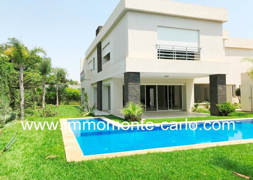 Villa - 4 pièces - 4 bathrooms for louer in Hay Riad - Rabat Villa - 4 pièces - 4 bathrooms for louer in Hay Riad - Rabat