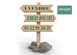 Vente d'un terrain 375 m² zone villa sur la Rte D'Azemmour