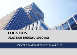 Bureaux for louer in Sidi Maarouf - Casablanca