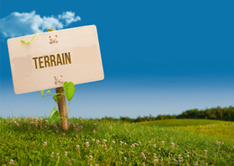Terrain commercial a vendre