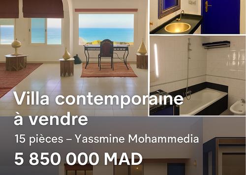 فيلا - 8 غرف نوم - 5 حمامات for vendre in ياسمين - المحمدية فيلا - 8 غرف نوم - 5 حمامات for vendre in ياسمين - المحمدية